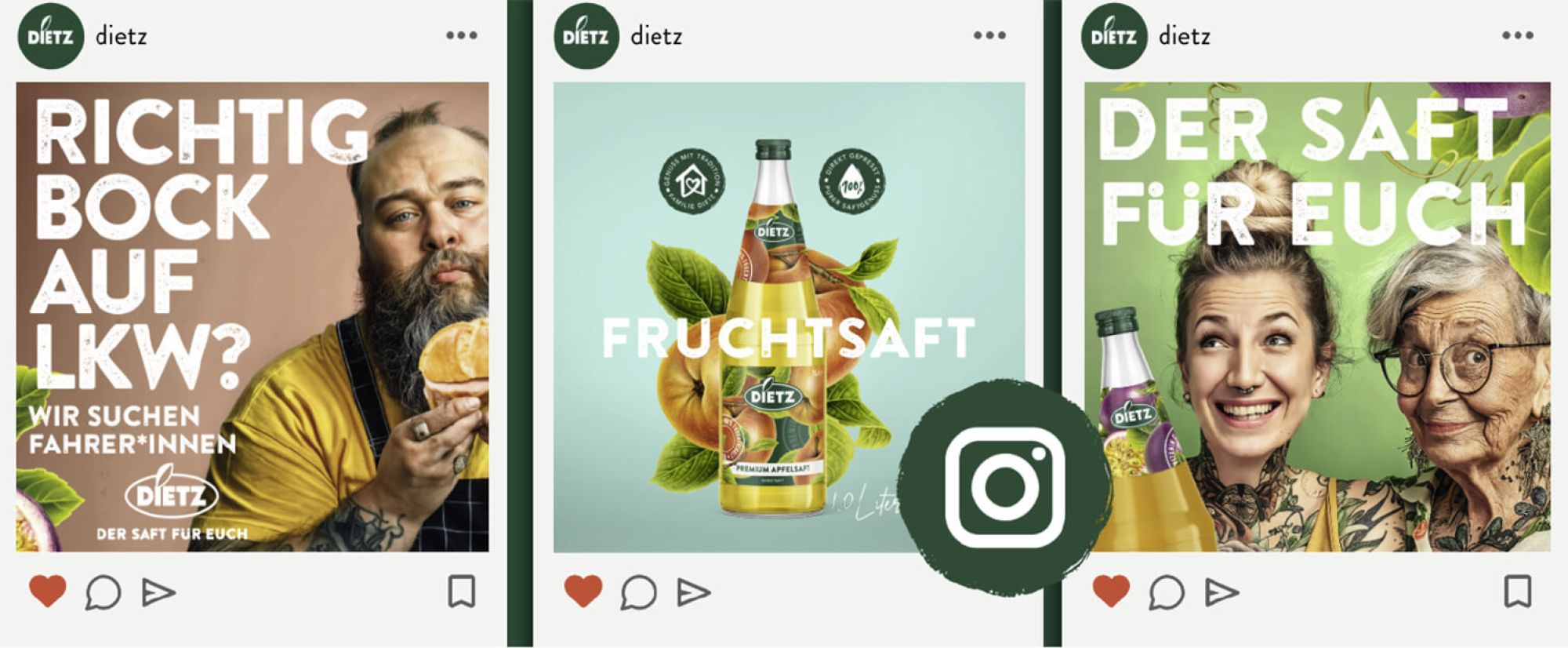 Der Instagram Account der Erwin Diez GmbH