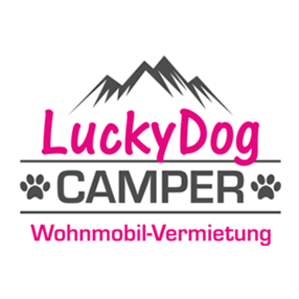Das Logo von Lucky Dog Camper im Regionalen Industriepark Osterburken